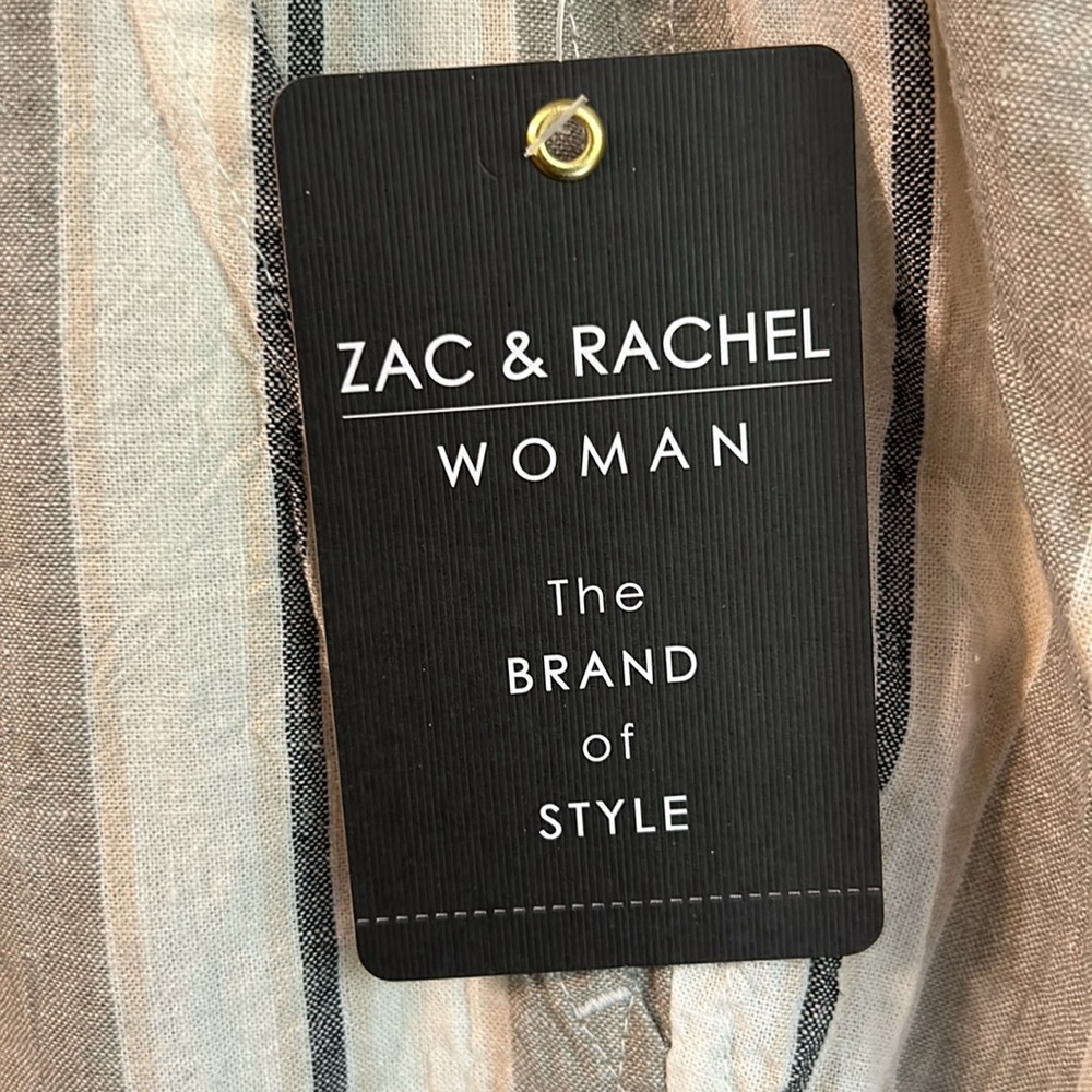 Zac & Rachel olive/ white stripe - Picture 8 of 11